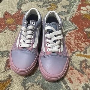Ombré purple toddler vans